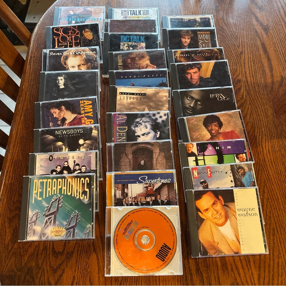 Collection of Music CDs Christian artists
